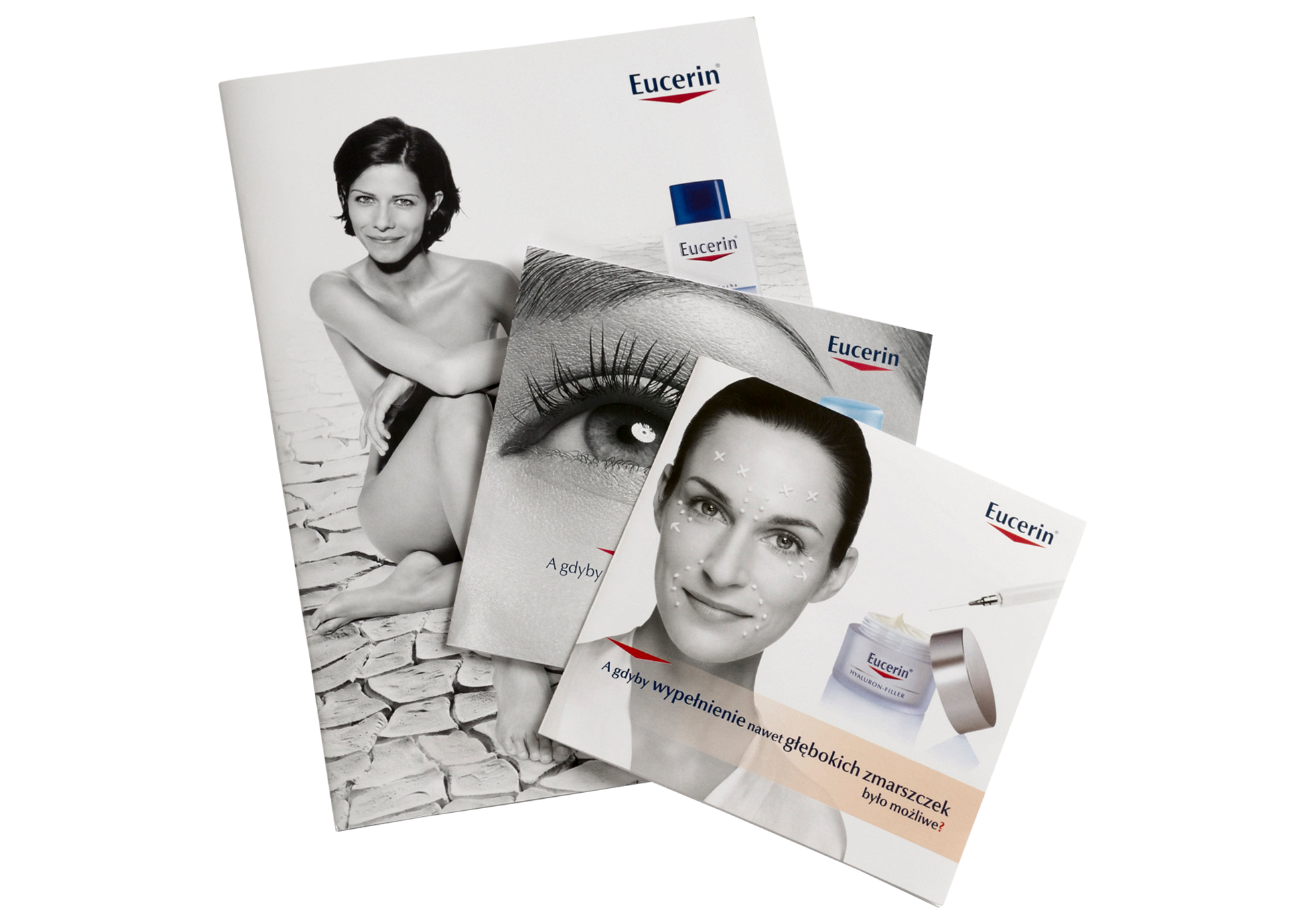 EUCERIN - broszura produktowa/ulotka produktowa z próbką